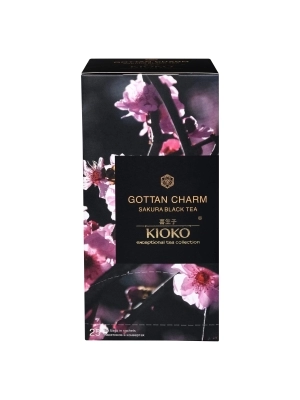 Фото: Чёрный чай с ароматом японской сакуры, 25 пакетиков в конвер