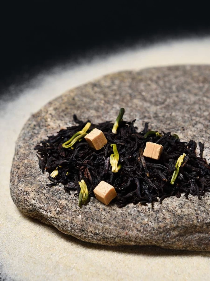 Фото: Чёрный чай с лотосом, 100 г.